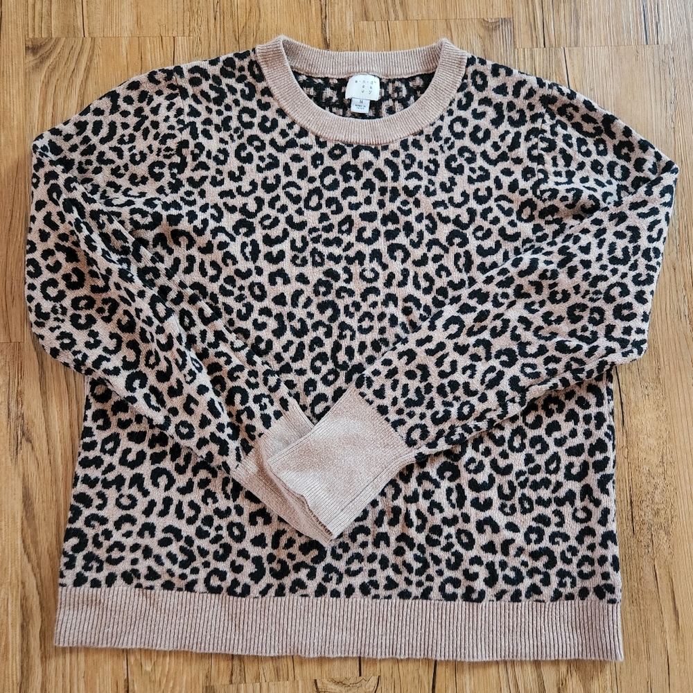 Leopard Print Sweater